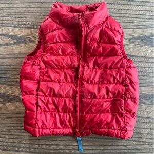 Primary Kids Cherry Red Puffer Jacket